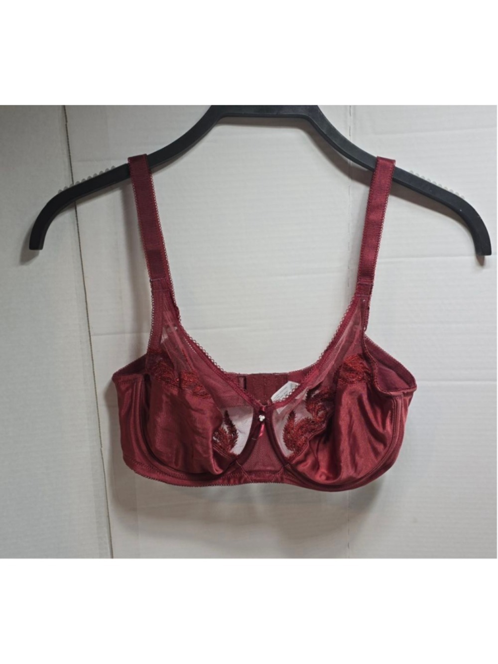 Women's Wacoal Red Embroidered Underwire Bra 34D